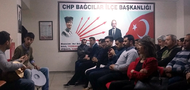 CHP Bağcılar Gençlik Örgütü Deniz Gezmiş'i unutmadı