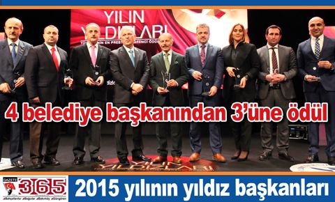 2015 yılının yıldız başkanları seçildi