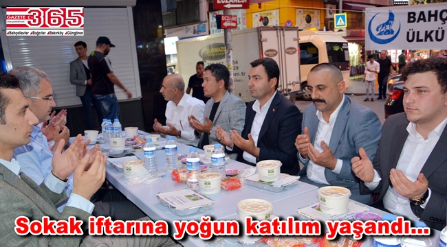 Bahçelievler Ülkü Ocakları sokak iftarı düzenledi