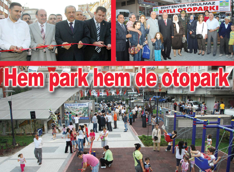 Bahçelievler'de iki otoparklı park açılışı yapıldı