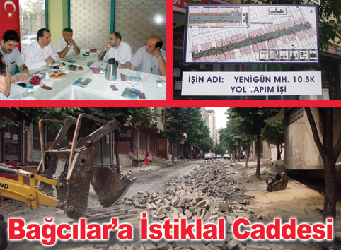 İkinci Çarşı Caddesi Yenigün Mahallesine yapılıyor