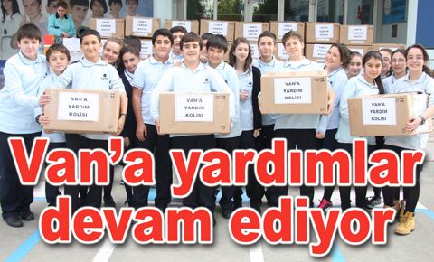 İhlas Koleji Van’a yardımlarına devam ediyor