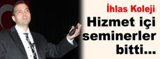 Hizmet içi seminerler bitti