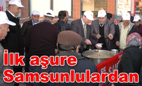 İlk aşure Samsunlulardan