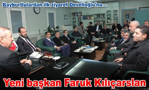 Bayburtluların yeni başkanı Faruk Kılıçarslan oldu