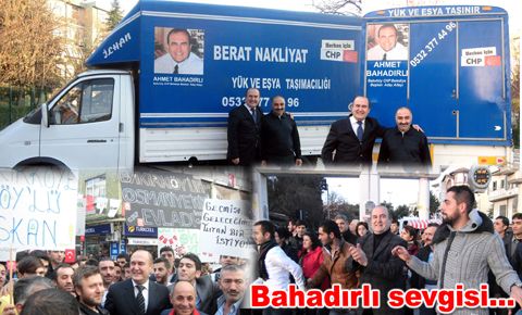 Bakırköylülerin Ahmet Bahadırlı sevgisi