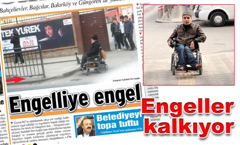 Güngören’de engeller kalkıyor