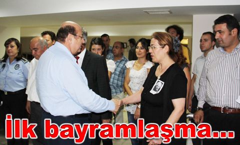 İlk bayramlaşma…