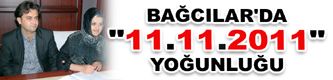 Bağcılar’da 11.11.2011 yoğunluğu