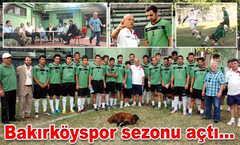 Bakırköyspor yeni sezonu kurban keserek açtı..