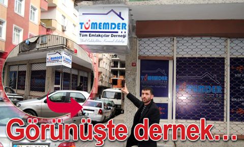 Dernek altından, Baz İstasyonu çıktı…