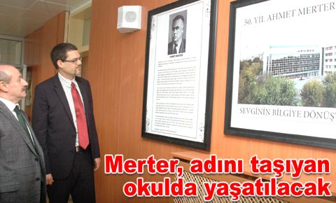 Ahmet Muhtar Merter köşesi yapıldı…