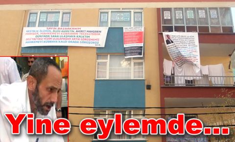 Bağcılarlı Hacı Salih Salman yine eylemde...