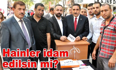 BBP 'İdam cezası geri gelsin mi' Referandumu...