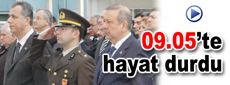 İstanbul'da 09.05'te hayat durdu