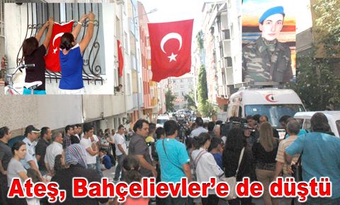 Ateş, Bahçelievler’e de düştü...