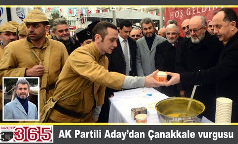 AK Parti Adayı Muhterem Şahin’den Çanakkale vurgusu