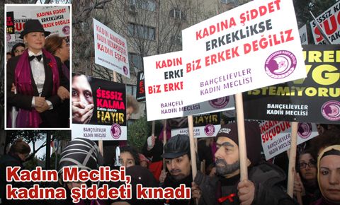 Bahçelievler Kadın Meclisi şiddete hayır dedi…