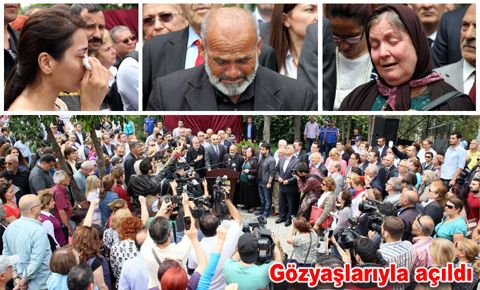 Abdullah Cömert Parkı gözyaşlarıyla açıldı