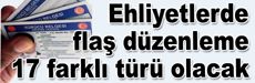 Ehliyetlerde flaş düzenleme…