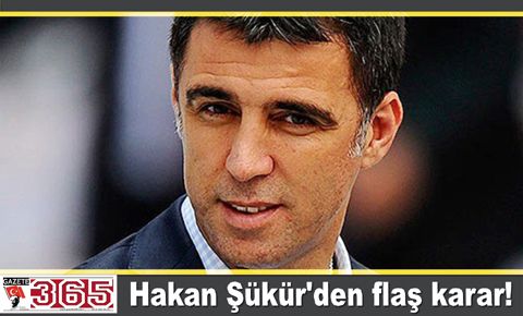 Hakan Şükür İstanbul 3. Bölgeden aday...