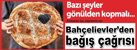 Kızılay Bahçelievler’den bağış çağrısı…