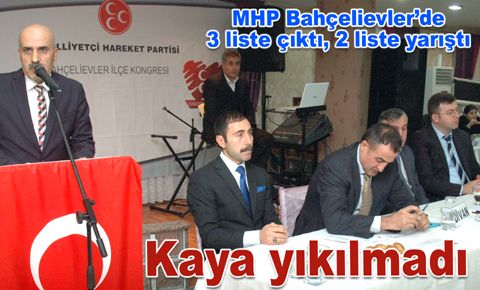 MHP Bahçelievler’de Kaya’yı Çelik de yıkamadı