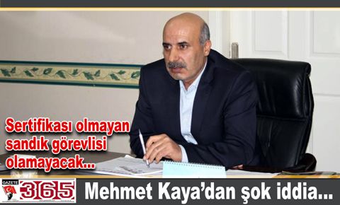 MHP İlçe Başkanı Mehmet Kaya’dan şok iddia…