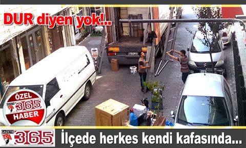 Nakliyeciler sokakları kapatıyor, trafik kilitleniyor