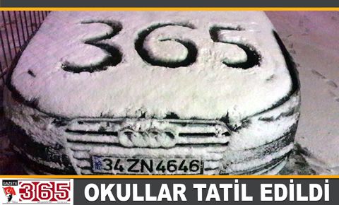 İstanbul da okullar tatil edildi